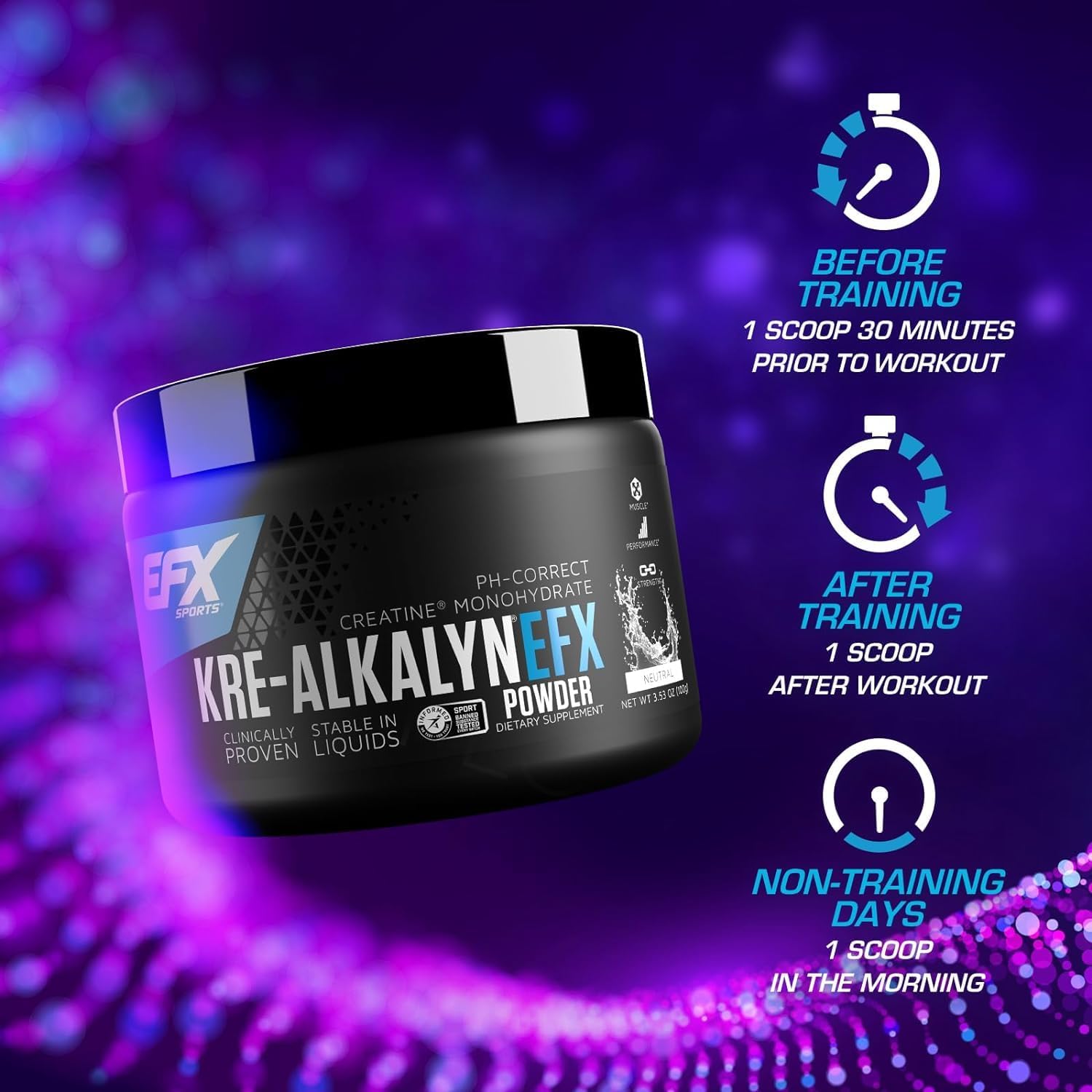 All American EFX Kre-Alkalyn EFX Powder 100-110g