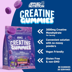 Applied Nutrition Creatine Gummies 80 Gummies