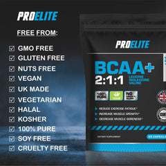 PROELITE BCAA 2:1:1 Vegan Capsules