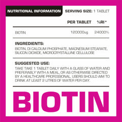 PROELITE Biotin 12,000ug Tablets