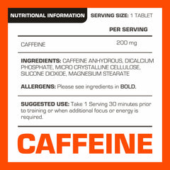 Pro-Elite Caffeine Vegan Tablets