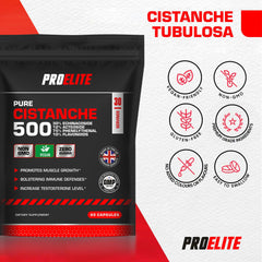 Pro-Elite Cistanche 20:1 Extract Vegan Capsules