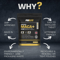 Pro-Elite Maca Root 5:1 Extract Vegan Tablets