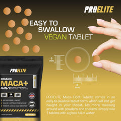 Pro-Elite Maca Root 5:1 Extract Vegan Tablets