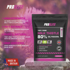 Pro-Elite Milk Thistle 40:1 Extract - Capsules VEGAN