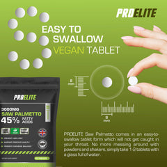 Pro-Elite Saw Palmetto (45% FattyAcids) Tablets