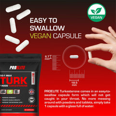 Pro-Elite TURK Turkesterone Vegan Capsules