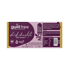 GuiltFree No Added Sugar Chocolate Bar 70g