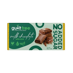 GuiltFree No Added Sugar Chocolate Bar 70g