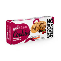 GuiltFree No Added Sugar Cookies 135g Chocolate Cranberry