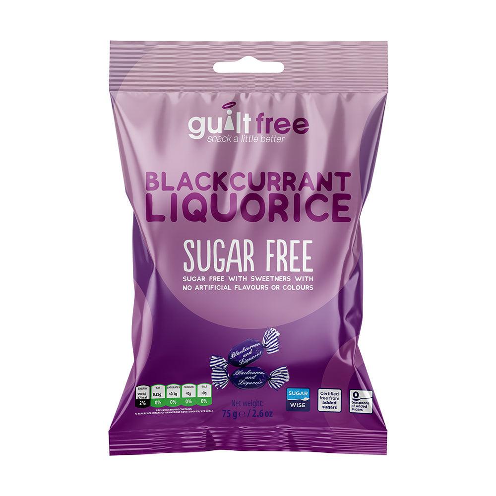 GuiltFree Sugar Free Sweets -  Blackcurrant & Liquorice