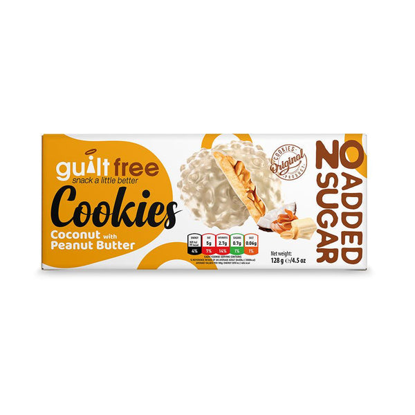 GuiltFree White Cream Peanut Butter NO ADDED SUGAR 128g