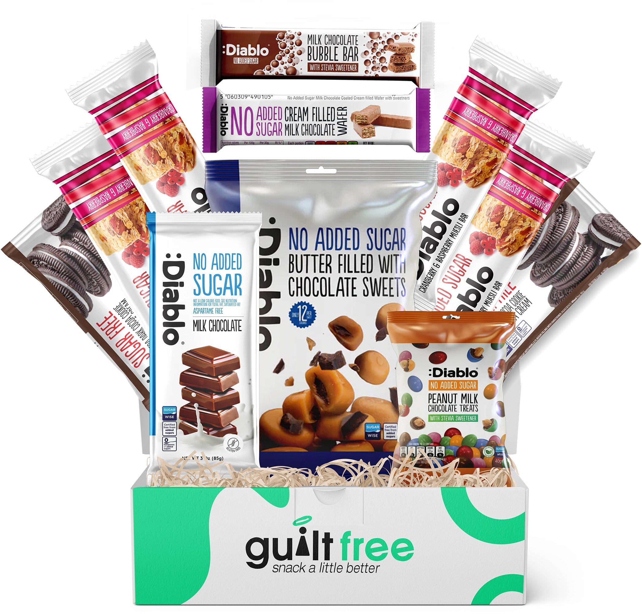 Guiltfree Diablo No Added Sugar Hamper Box - 3 (11 Items)