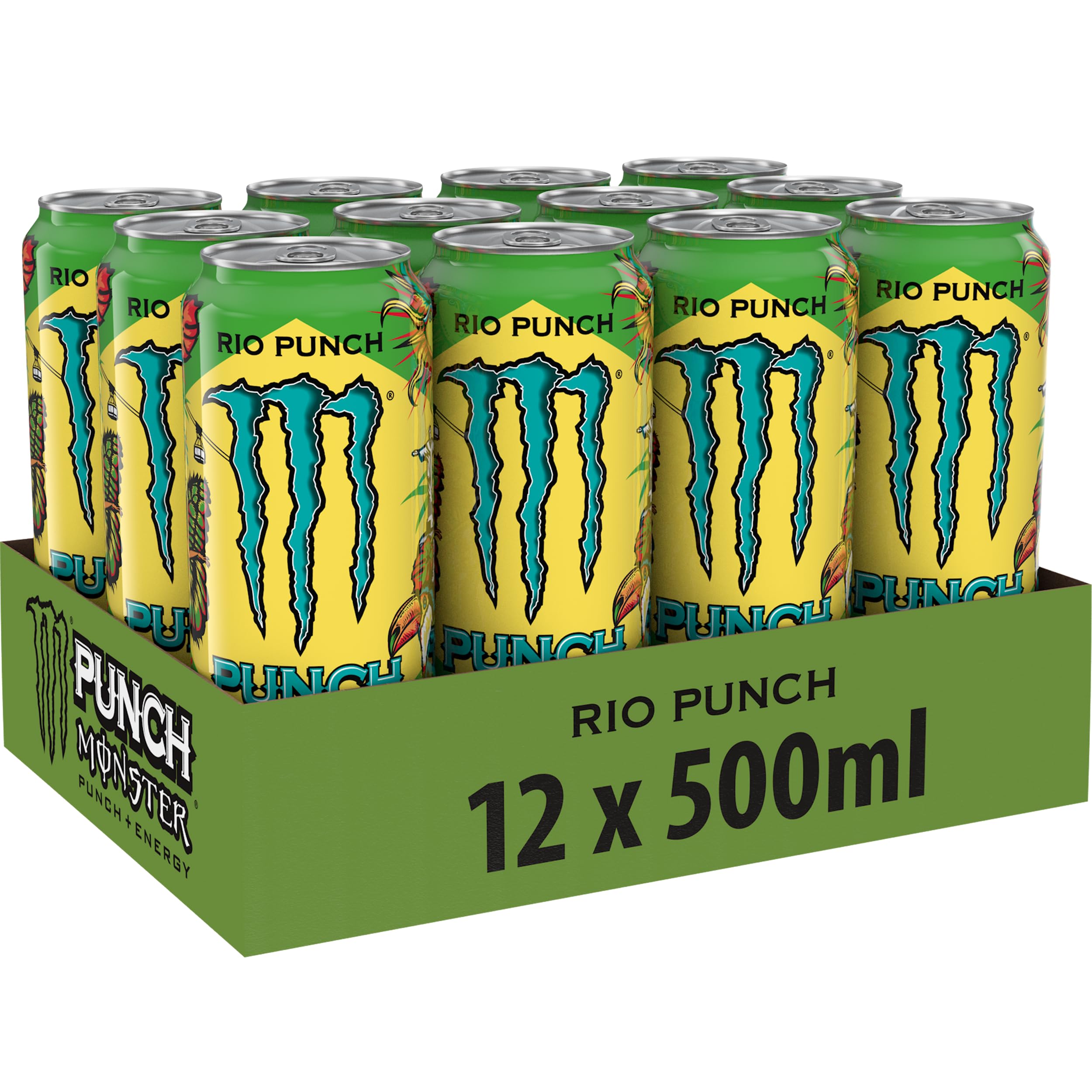 Monster Energy Drinks 12x500ml 