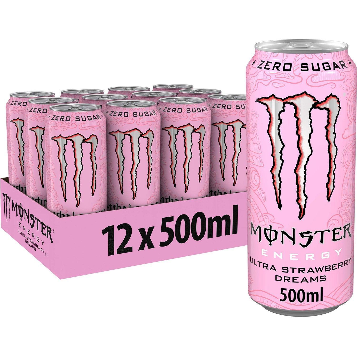 Monster Energy Drinks 12x500ml 