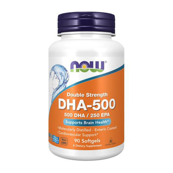 NOW Foods DHA-500, 500DHA/250 EPA - 90 Softgels