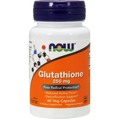 NOW Foods Glutathione 250mg - 60Veg Capsules