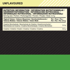 Optimum Nutrition Micronised Creatine Powder 187g Unflavoured