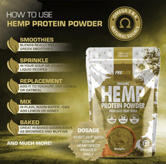 PROELITE Organic Hemp Protein Powder