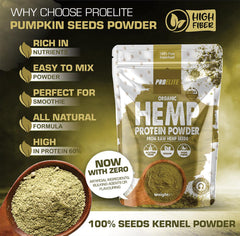 PROELITE Organic Hemp Protein Powder