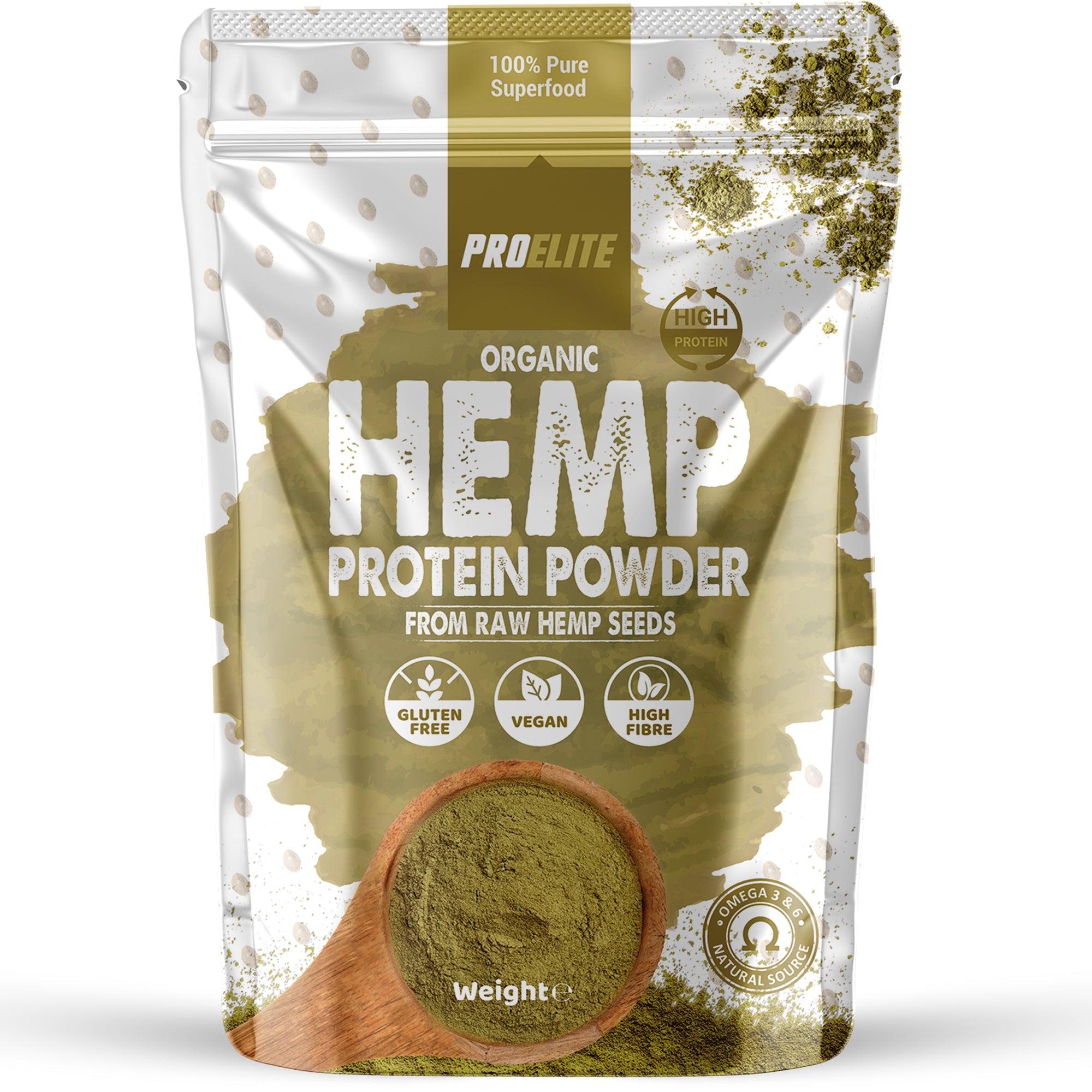 PROELITE Organic Hemp Protein Powder