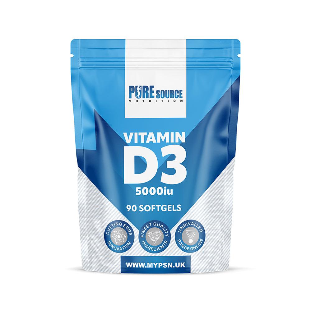 PSN Vitamin D3 5000iu Softgels