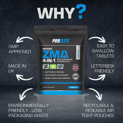 Pro-Elite ZMA+ Vegan Tablets