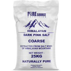 Pure Source Nutrition Himalayan Pink Salt - Coarse 100g - 25kg