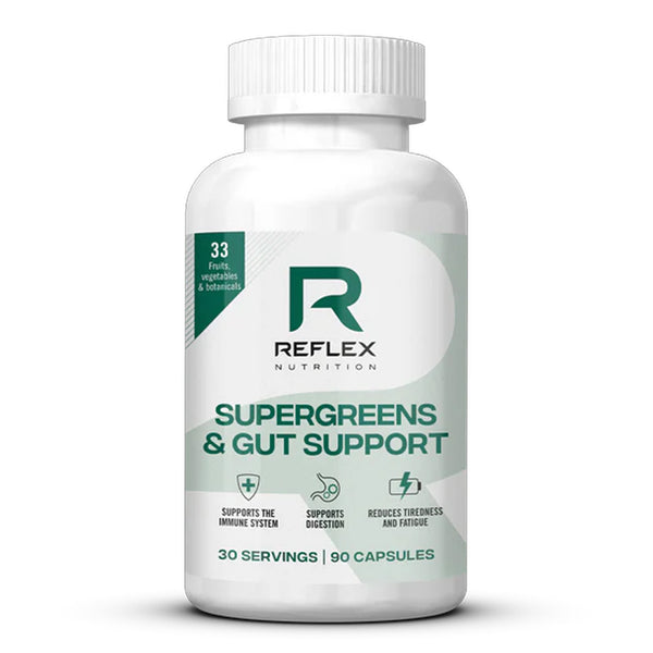 Reflex Nutrition Supergreens & Guts Support 90 Capsules