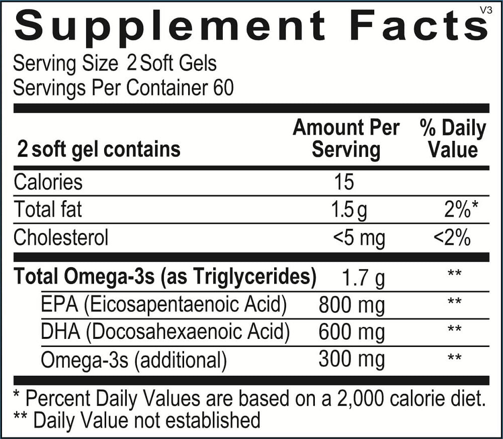 Revive Omega-3 120 Softgels