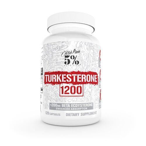 Rich Piana 5% Nutrition Turkestrone 1200 - 120 Capsules