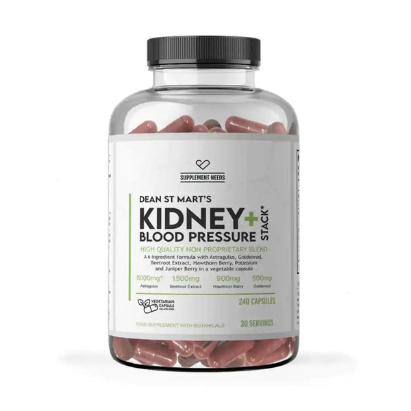 Supplement Needs Kidney & Blood Pressure Stack 240 Capsules