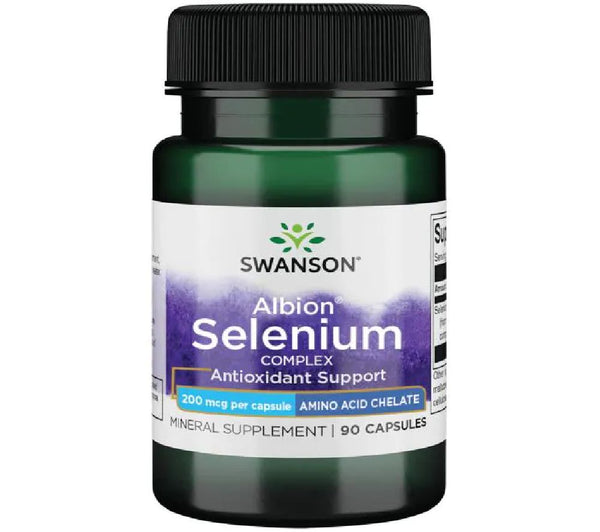 Swanson Albion Complexed Selenium 200mcg 90 Capsules