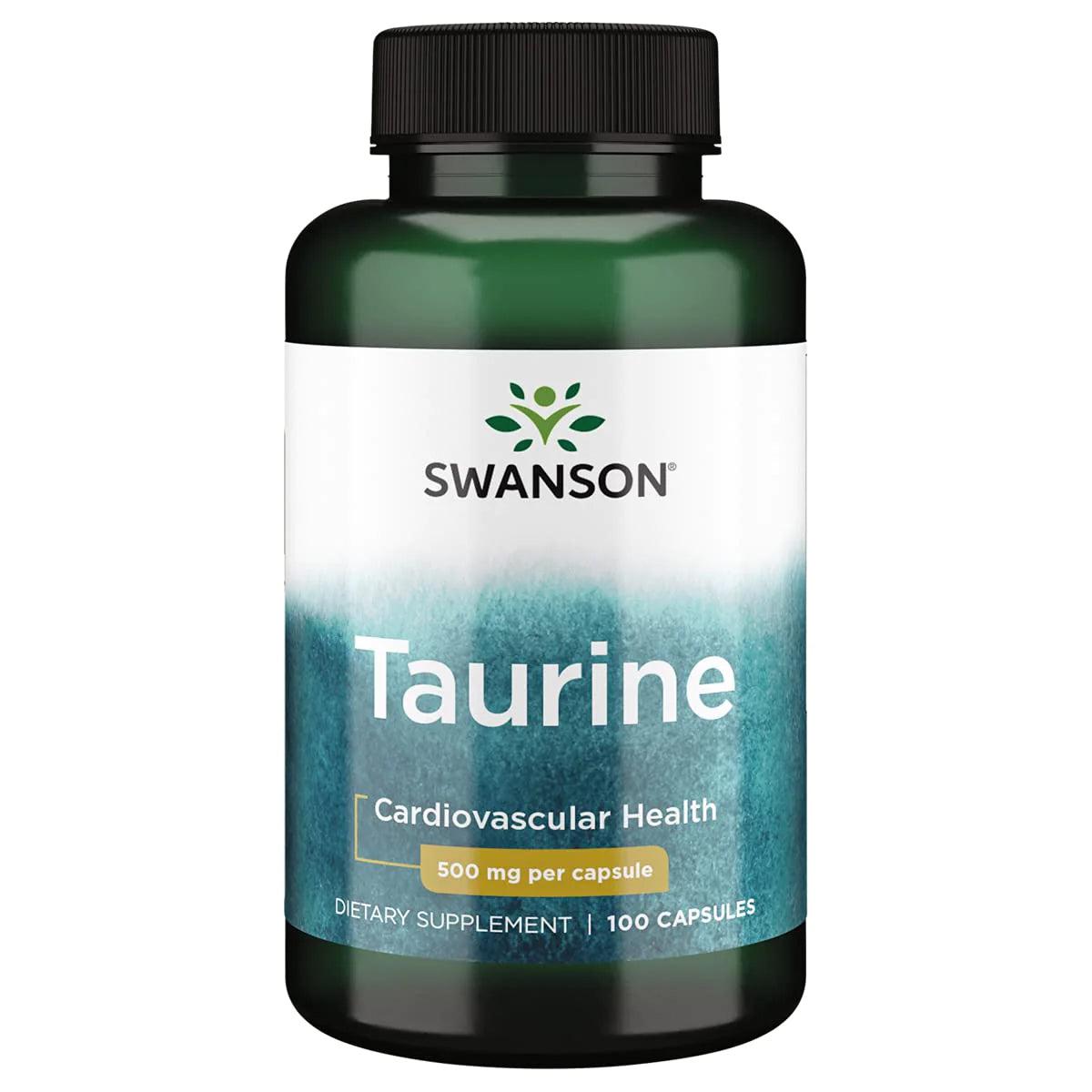 Swanson Taurine 500mg - 100 Capsules