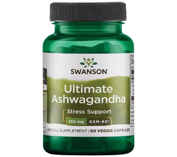 Swanson Ultimate Ultimate Ashwagandha KSM-66 250mg 60 Capsules