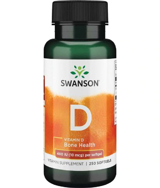 Swanson Vitamin D-3 400 IU 250 Capsules