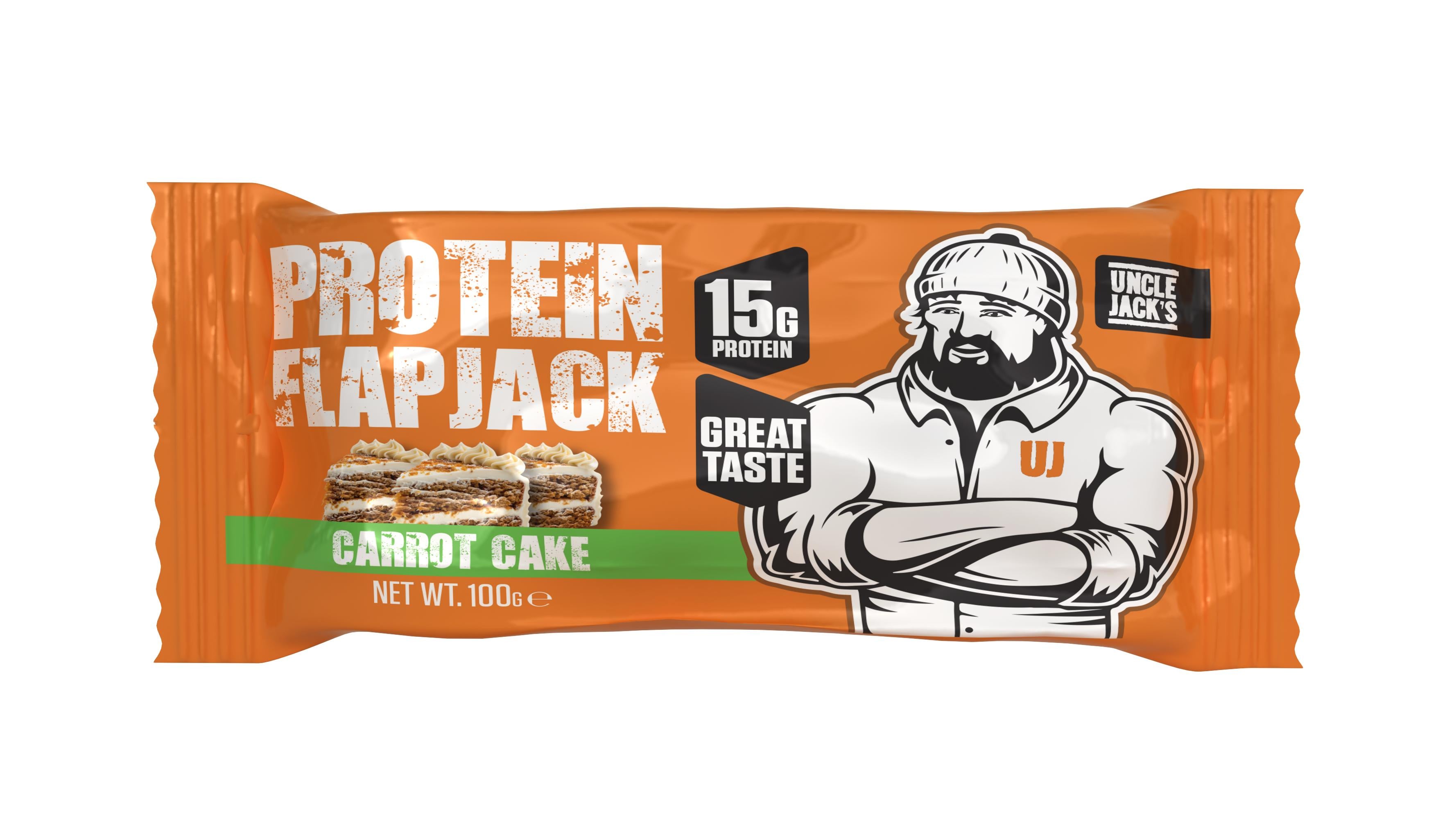 Unclejack's Protein Flapjacks 1x100g