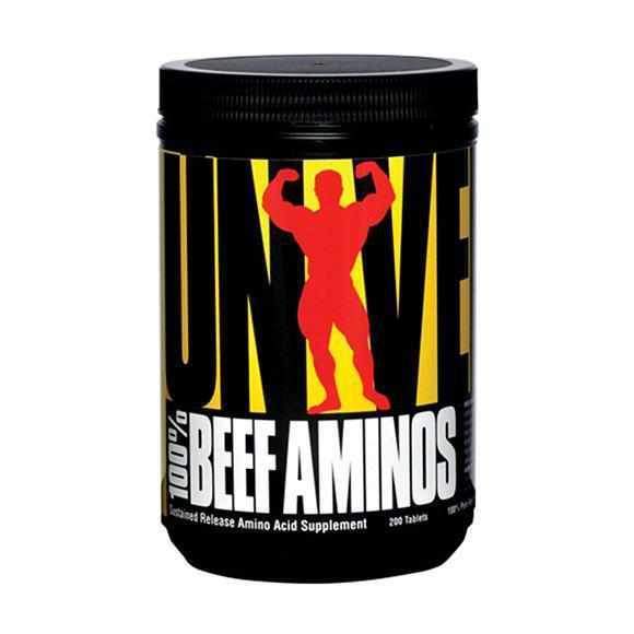 Universal Nutrition 100% Beef Aminos 200 Capsules-Amino Acids-londonsupps