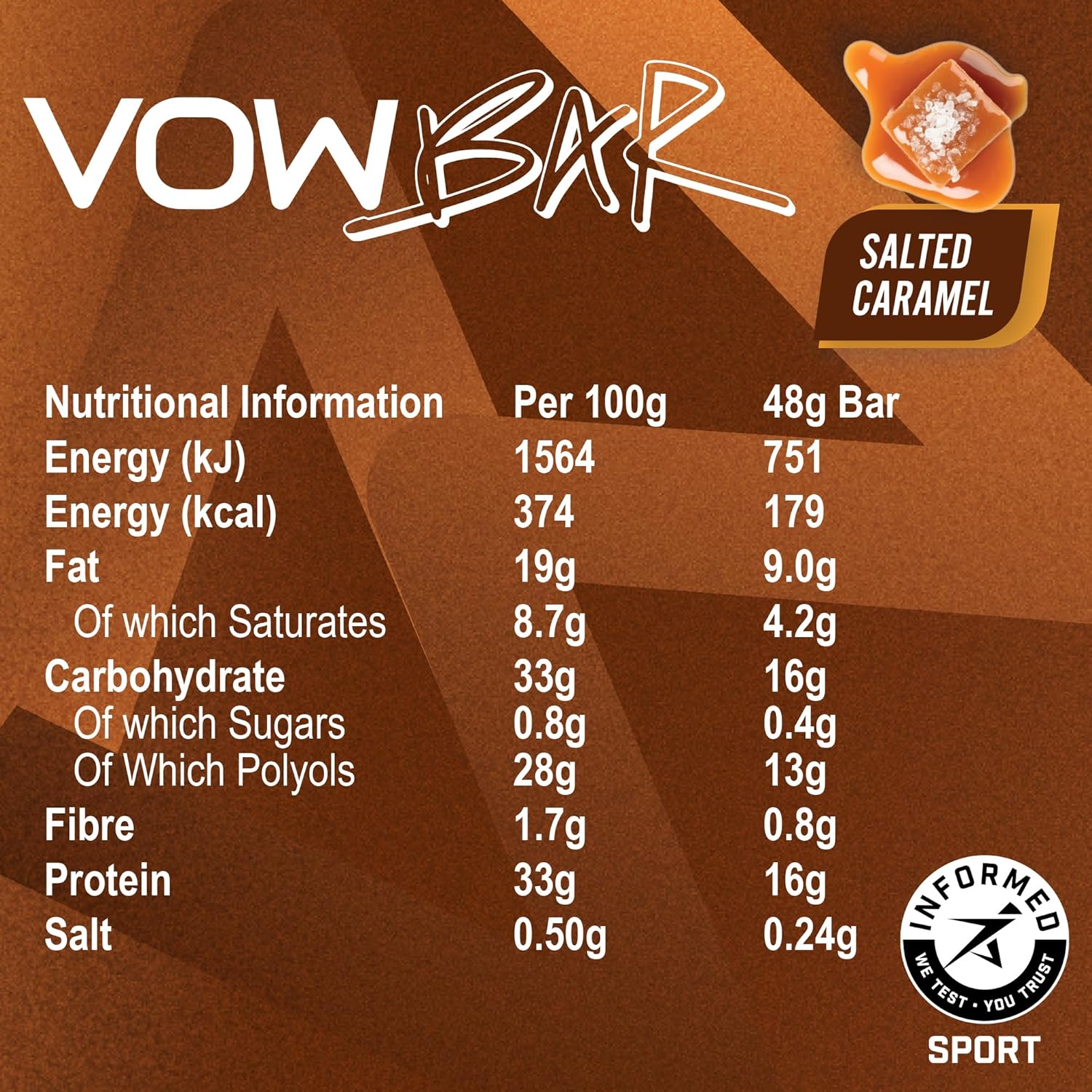 VOW Nutrition VOW Bar 1x48g