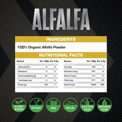 Xcelerate Nutrition Alfalfa Powder