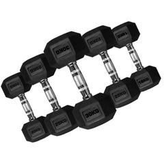 TnP Accessories Hex Dumbbell Pairs (x2 Dumbbells)